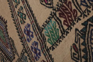 Vintage Turkish Kilim Rug 4'11'' x 7'3''