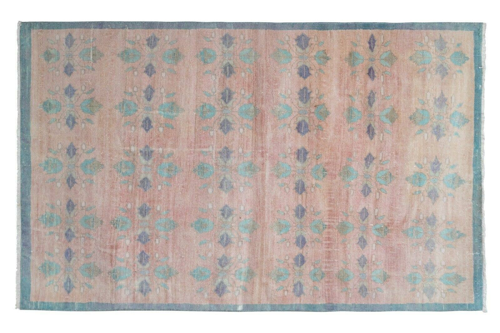 Vintage Oushak Rug 4'3'' x 6'8''