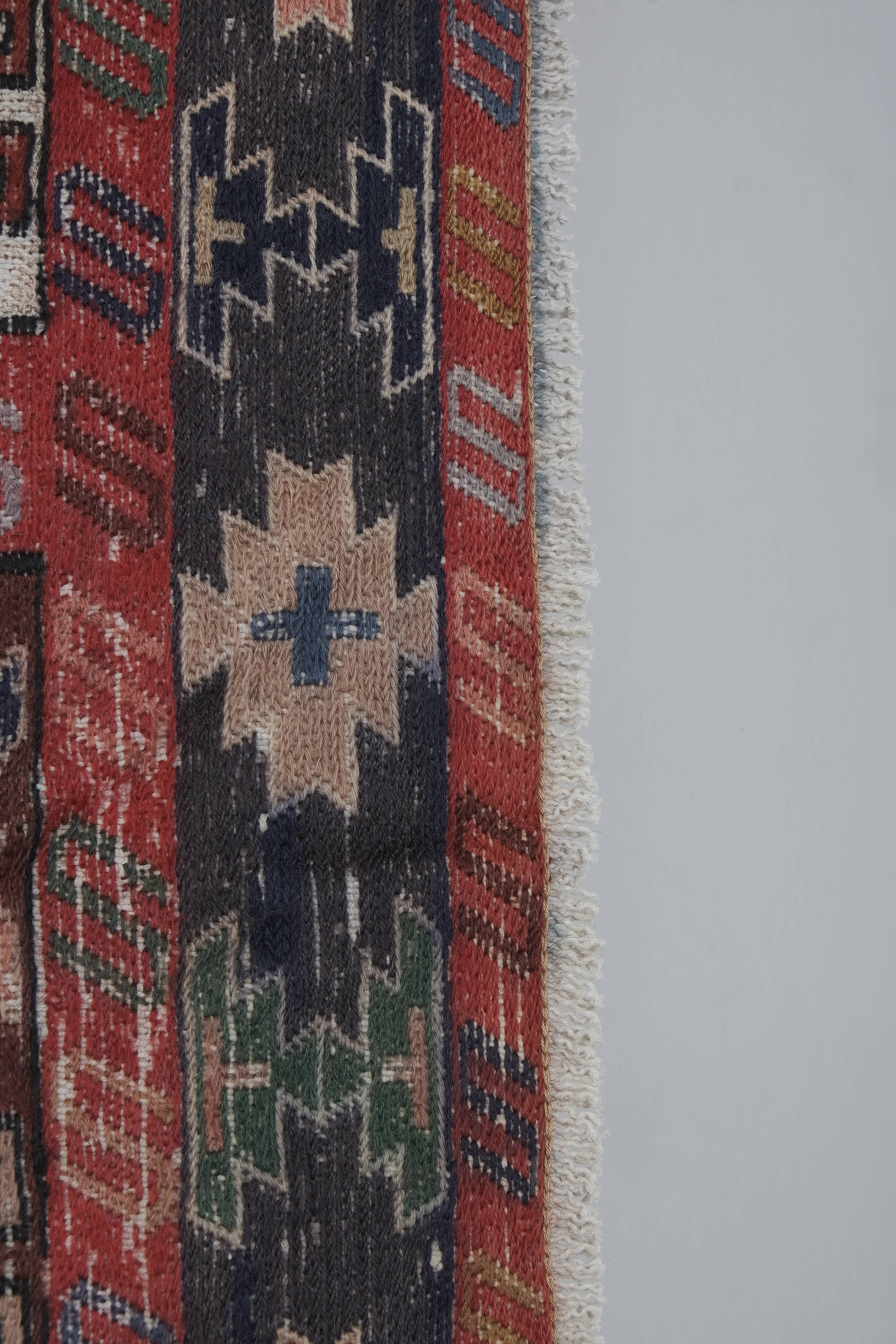 Vintage Turkish Soumac Rug 3'11'' x 6'1''