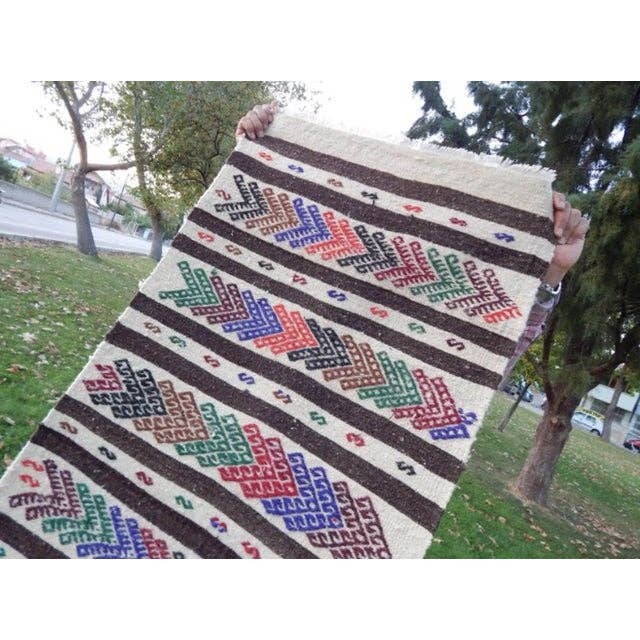 Vintage Turkish Runner Rug 2' x 10'11''