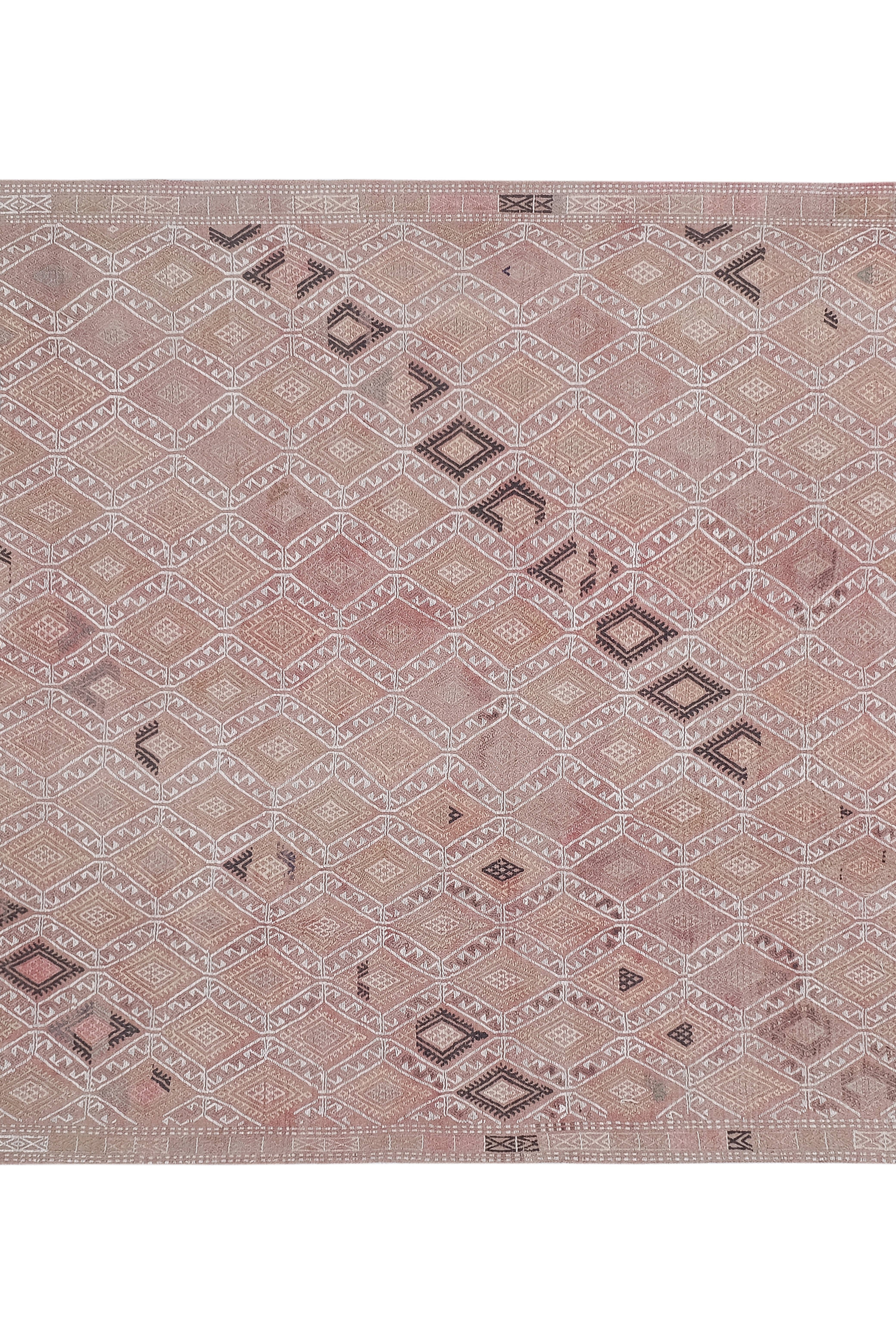 Vintage Turkish Kilim Rug 5'1'' x 8'2''