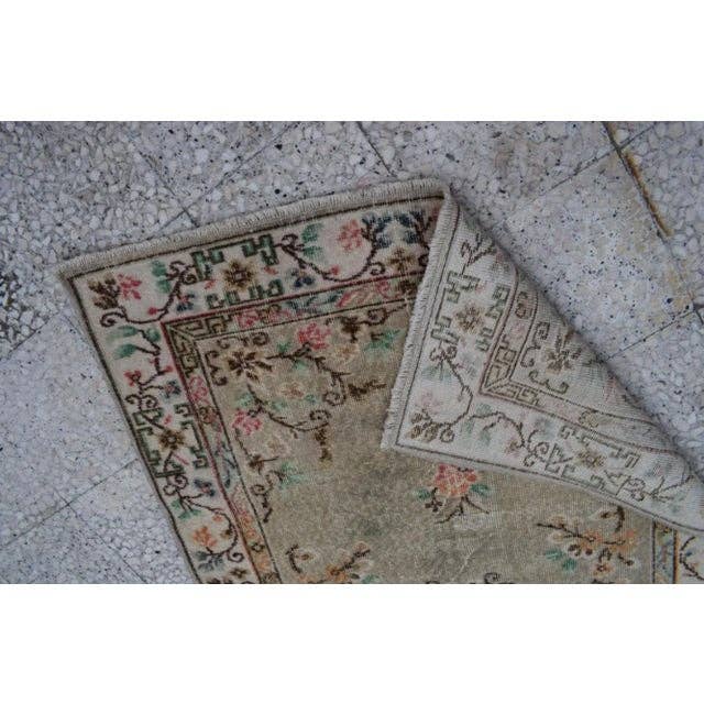Vintage Oushak Rug 3'9'' x 6'10''