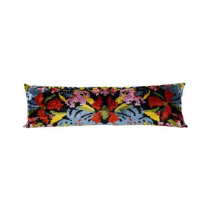 Silk Ikat Velvet Pillow Cover | 16'' x 47''