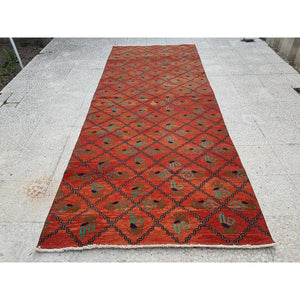Vintage Oushak Rug 3'10'' x 10'