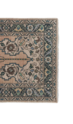 Vintage Turkish Anatolian Rug 3'8'' x 5'11''