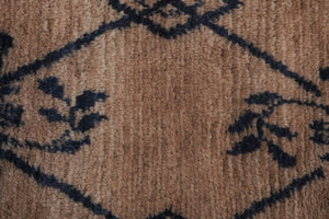 Vintage Turkish Shaggy Rug 3'9'' x 5'4''