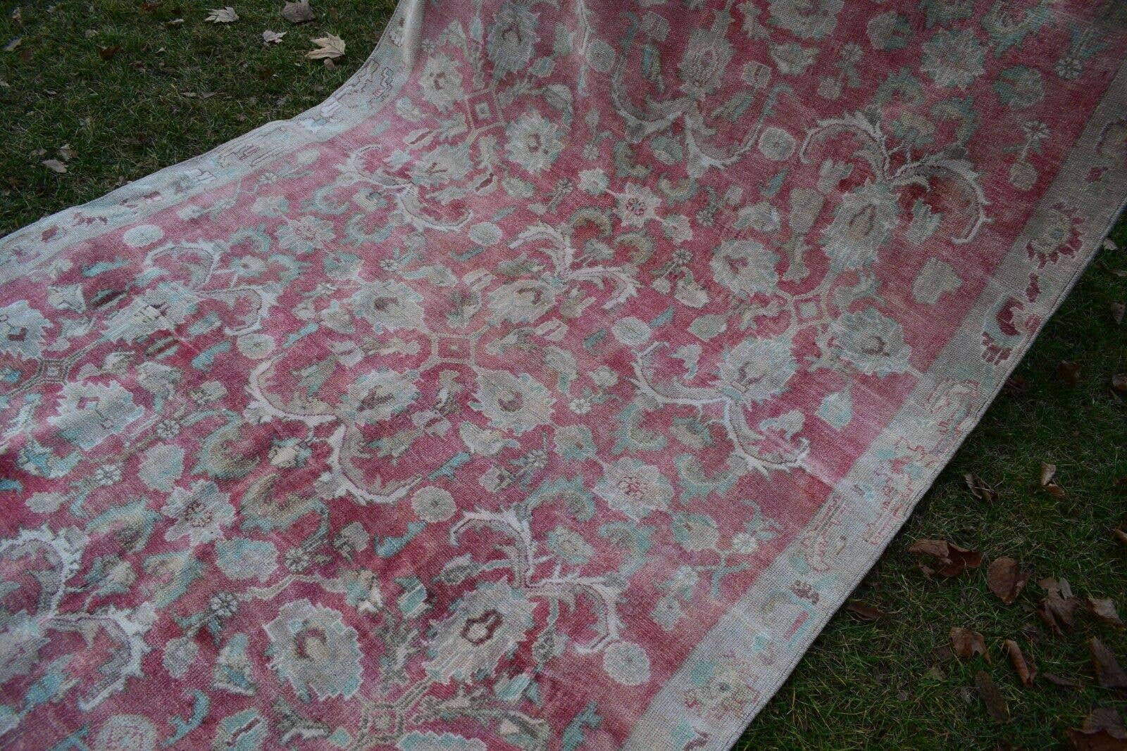 Vintage Oushak Rug 5'1'' x 9'1''