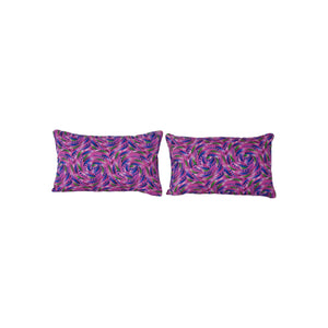 Uzbek Roller Printed Pillow Cover Set of 2 | 11'' x 19''