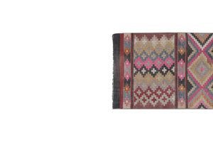 Vintage Turkish Kilim Runner 2'6'' x 12'2''