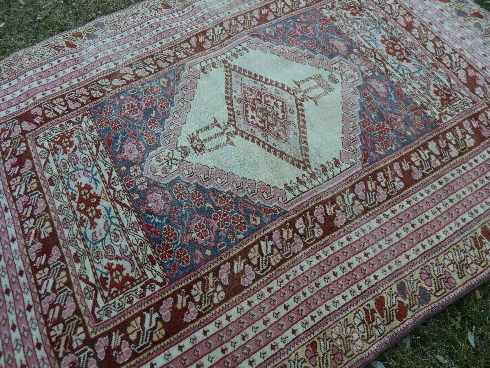Vintage Turkish Kars Rug 4'5'' x 6'