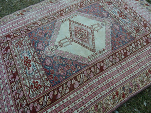 Vintage Turkish Kars Rug 4'5'' x 6'