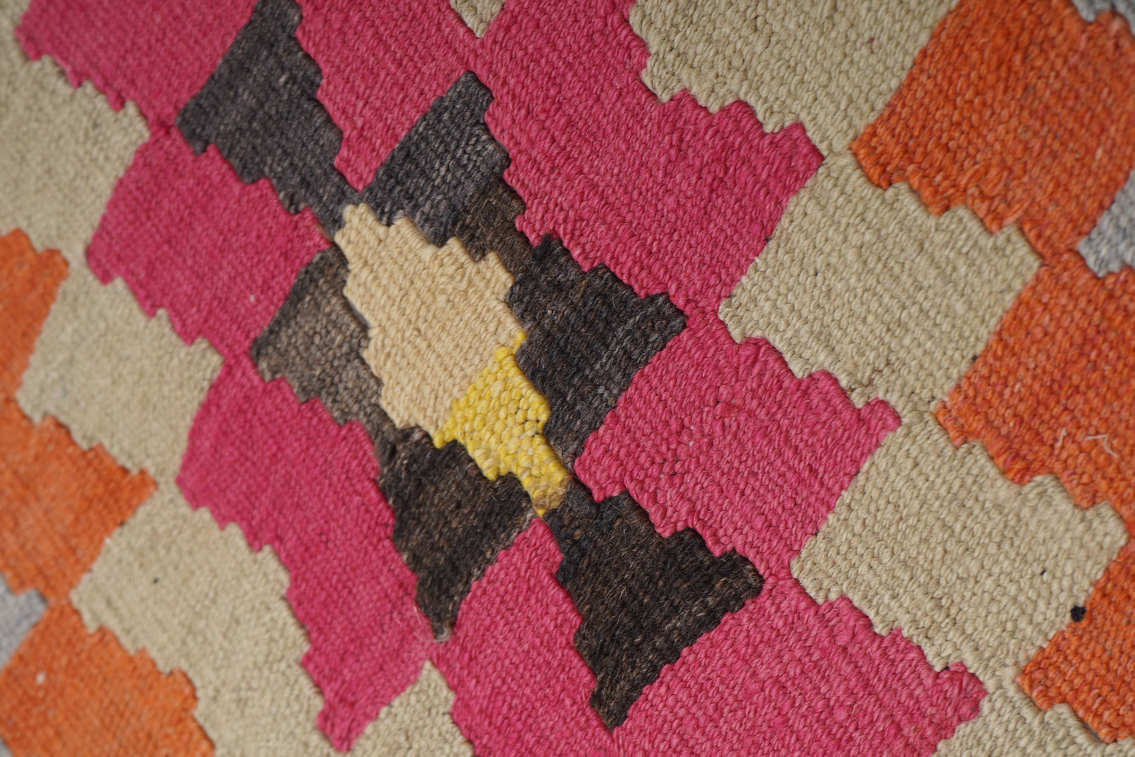 Vintage Turkish Kilim Runner 2'6'' x 12'4''