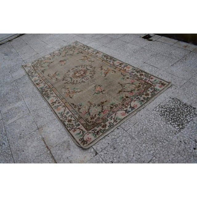 Vintage Oushak Rug 3'9'' x 6'10''