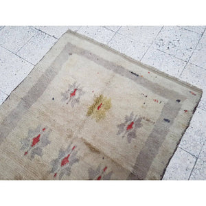 Vintage Turkish Shaggy Tulu Rug 45'' x 56''