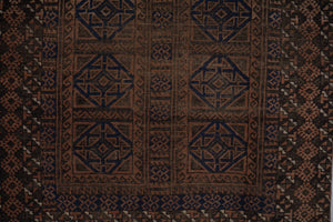 Vintage Turkish Rug 4'1'' x 6'9''