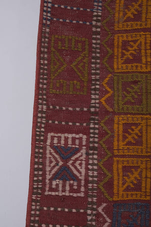 Vintage Turkish Kilim Rug 4'6'' x 6'8''
