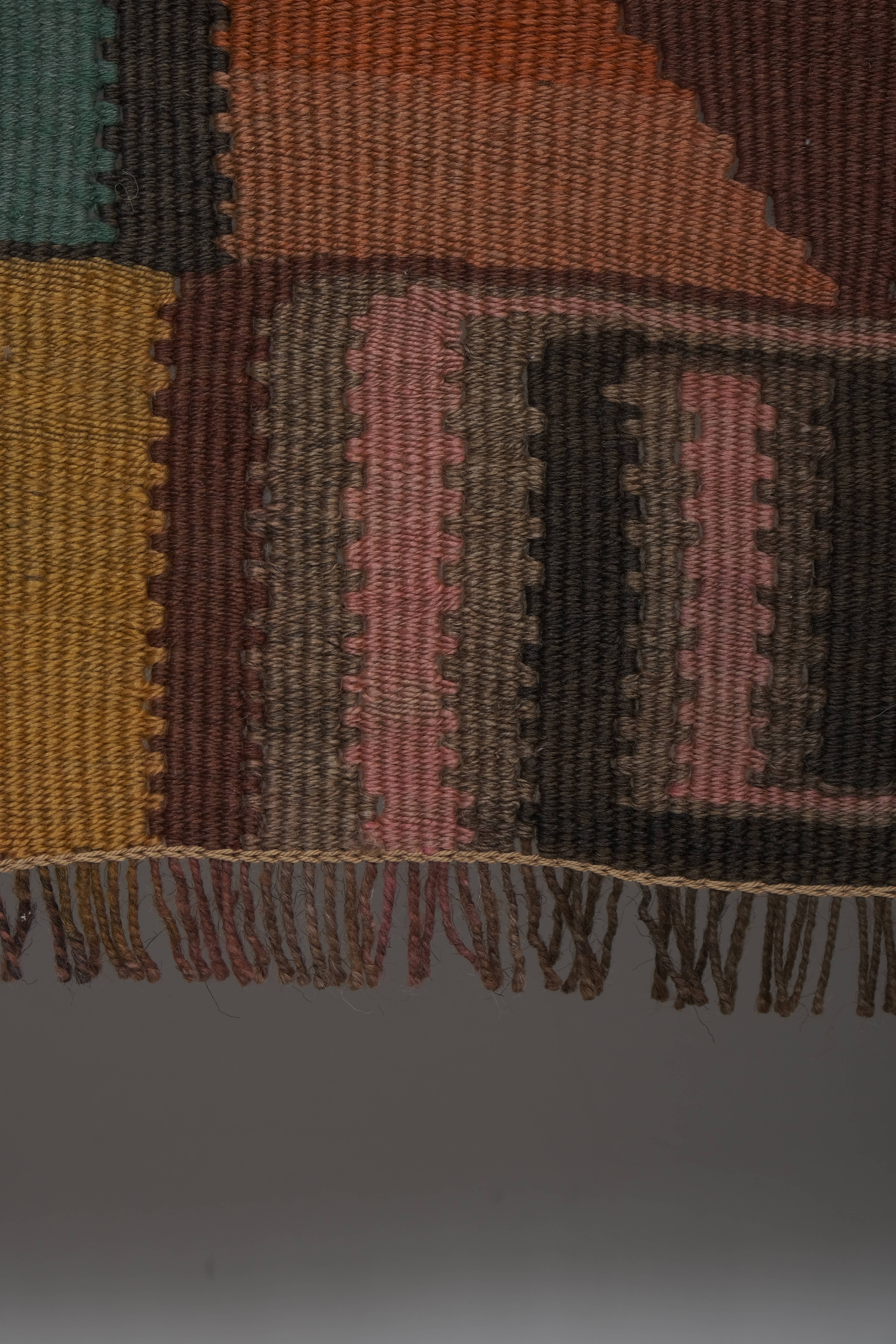 Vintage Kars Kilim Rug 4'4'' x 8'7''