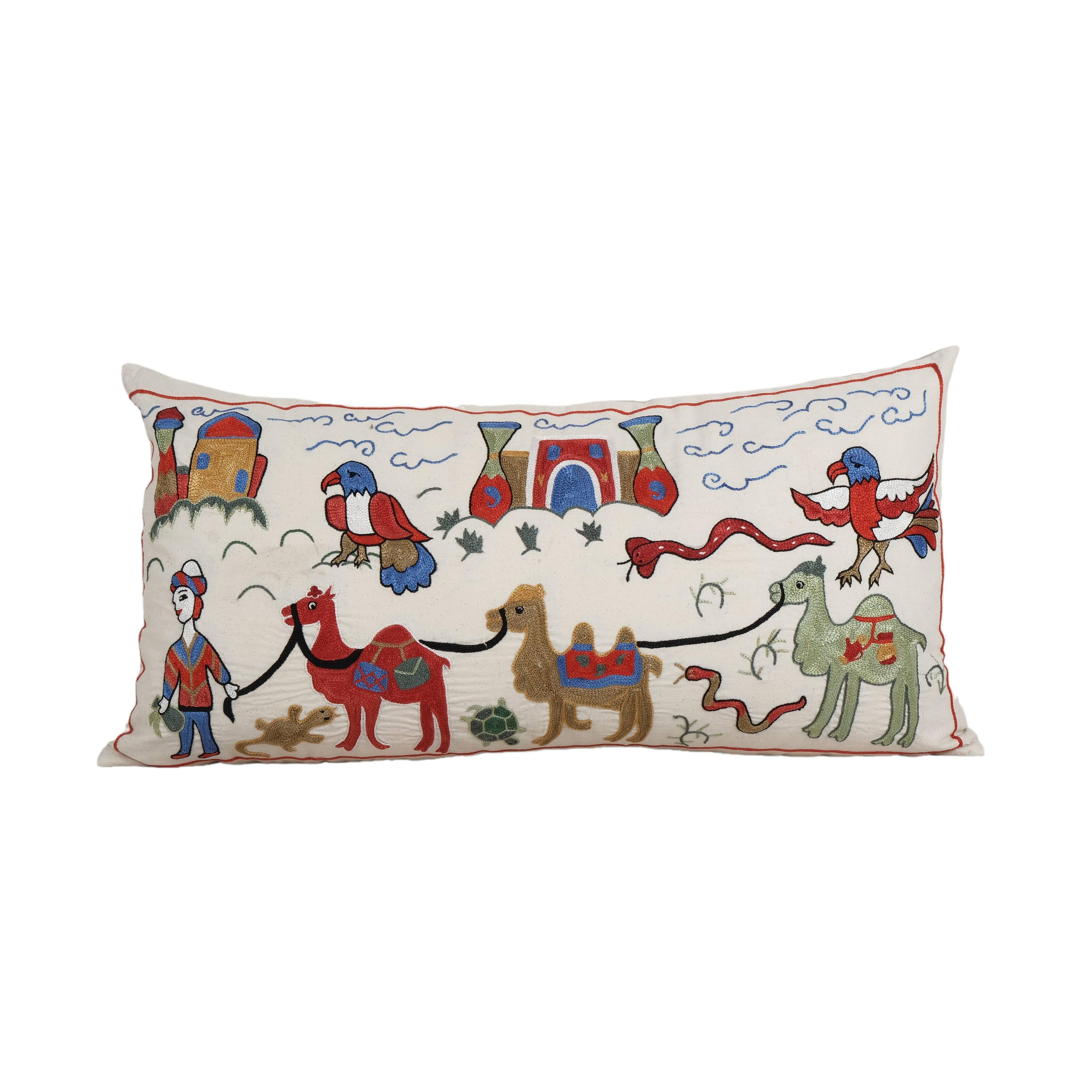 Suzani Bedding Pillow Cover | 18'' x 35''