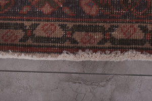 Vintage Turkish Runner Rug 3'4'' x 13'3''