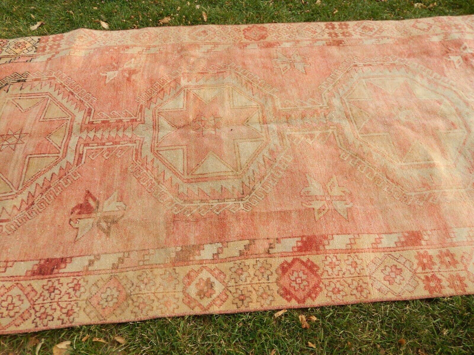 Vintage Oushak Rug 4'6'' x 12'8''
