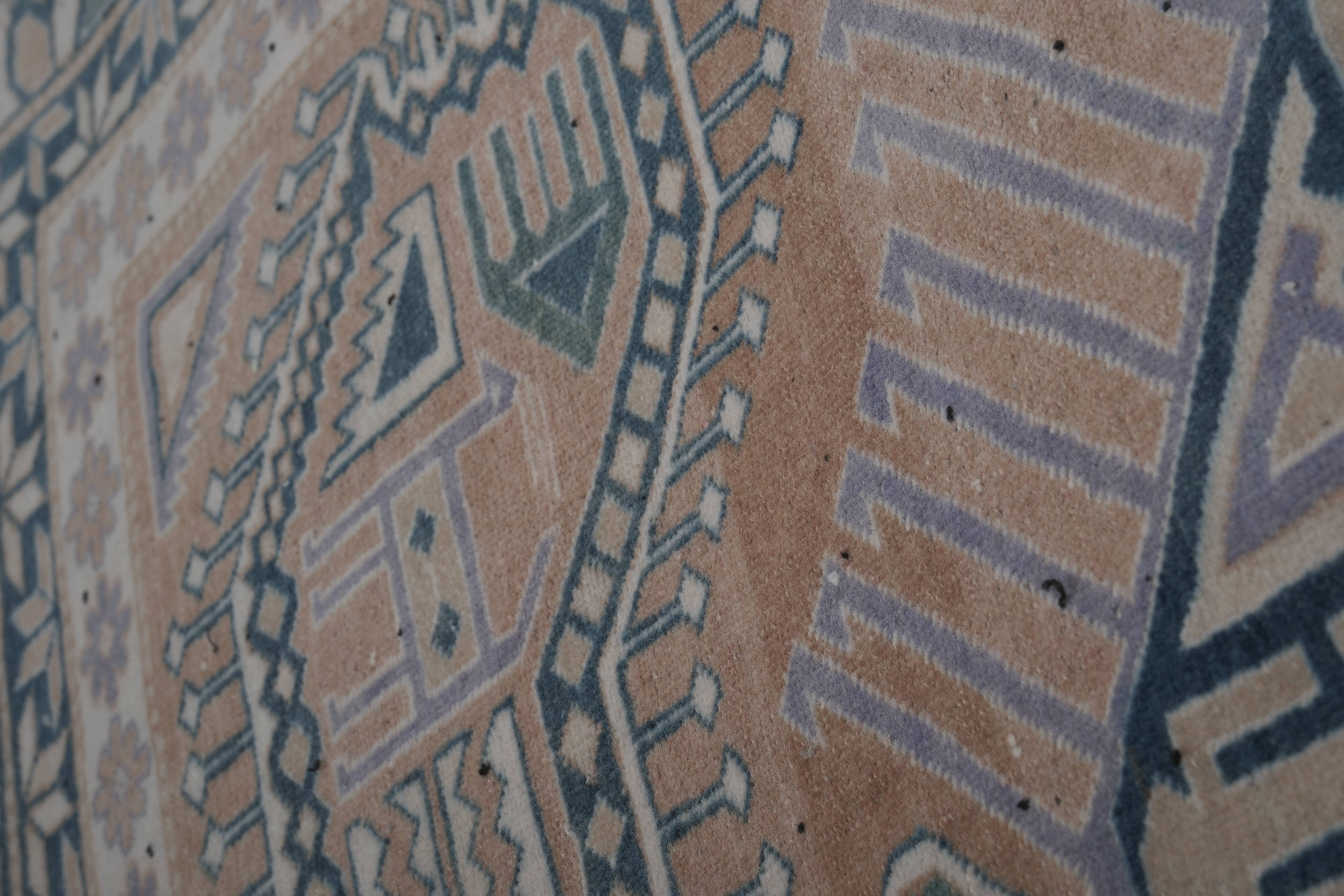 Vintage Oushak Rug 6' x 6'4''