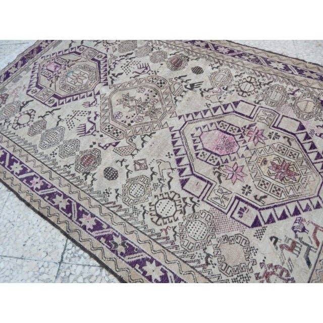 Vintage Turkish Rug 3'11'' x 6'2''