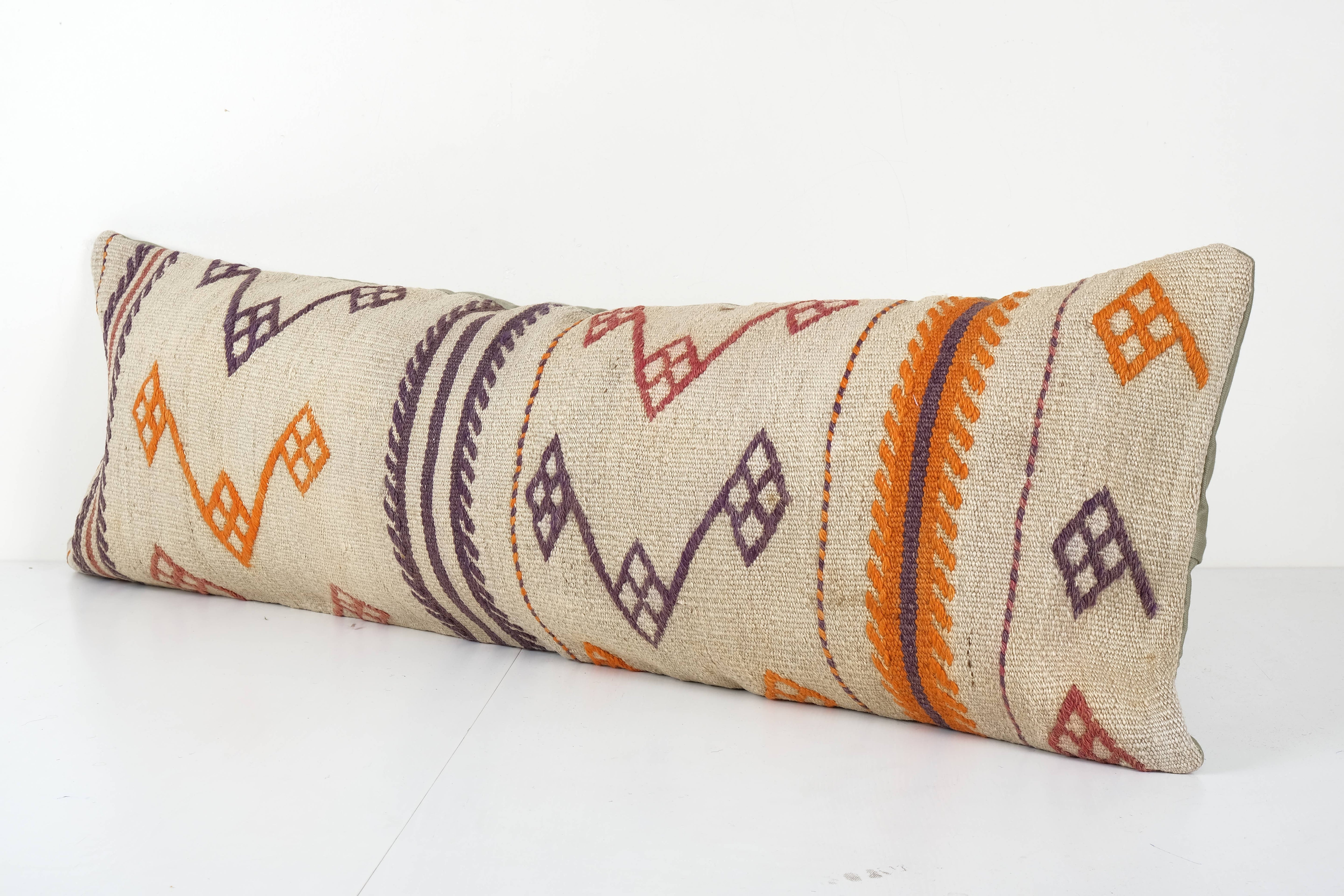 Kilim Bedding Pillow Cover | 18'' x 52''