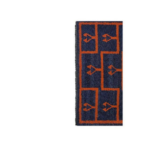 Vintage Turkish Shaggy Rug 6' x 6'2''