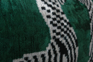 Silk Ikat Velvet Pillow Cover Set of 2 | 16'' x 24''