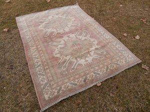 Vintage Oushak Rug 4'9'' x 6'8''