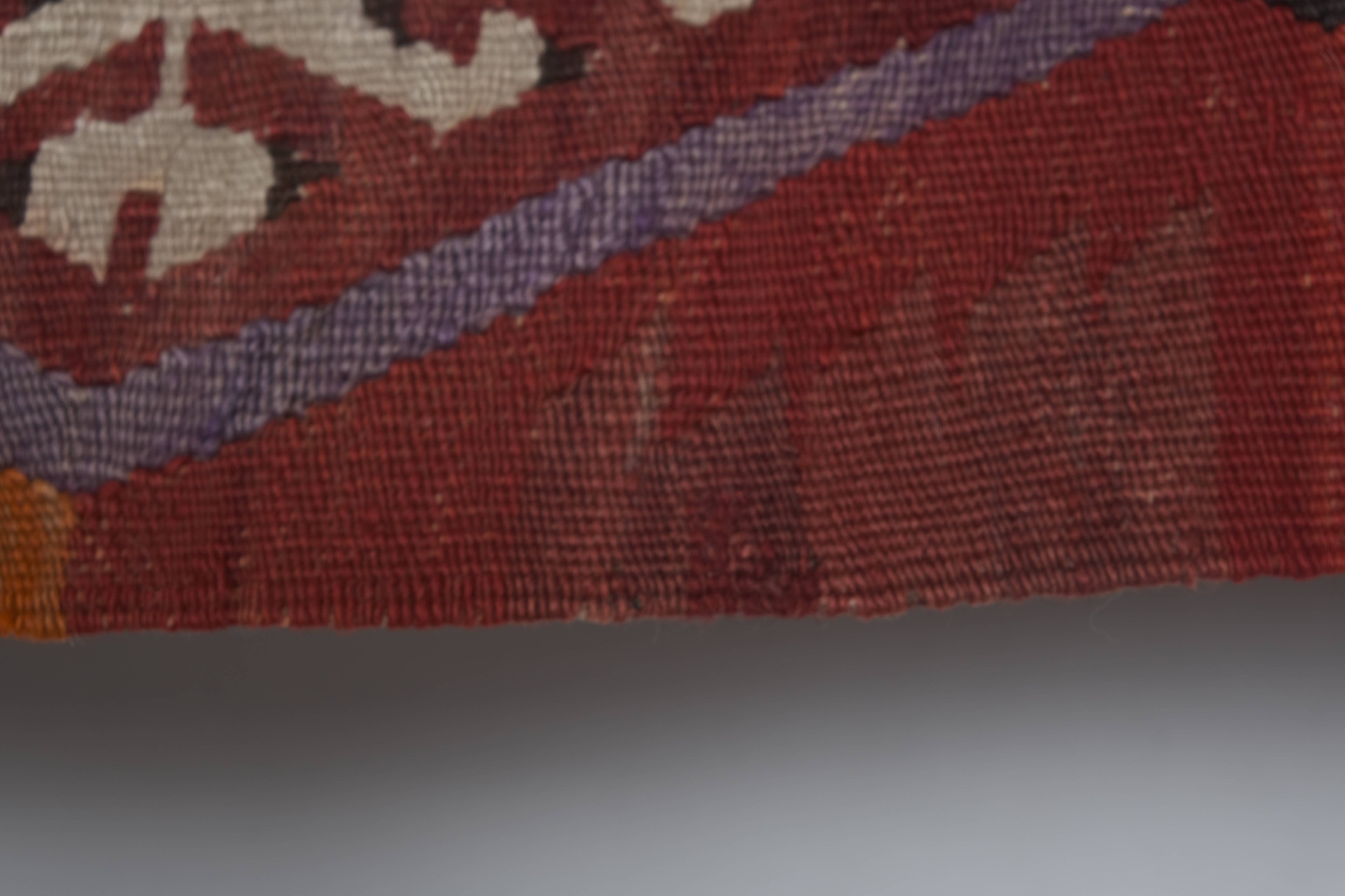 Vintage Turkish Kilim Runner 3'9'' x 12'4''