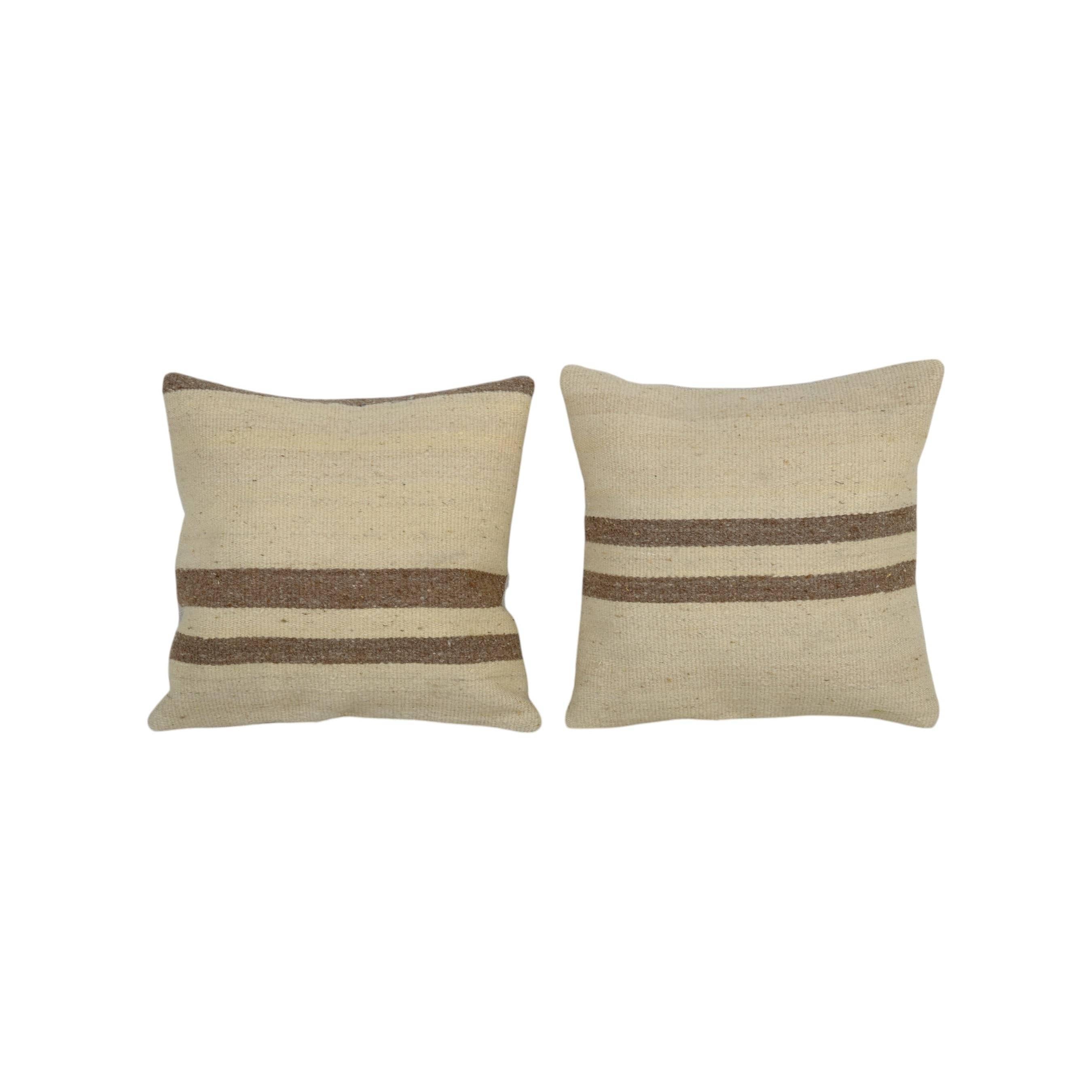 Kilim Pillow Cover Set of 2 | 16'' x 16''