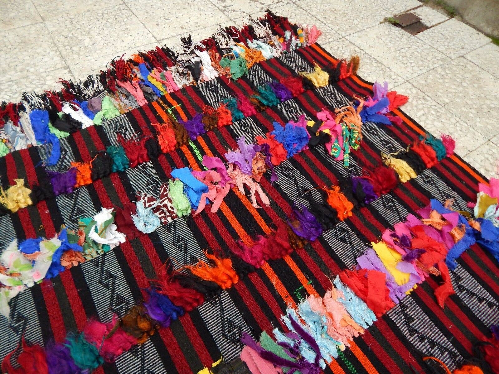 Vintage Turkish Tulu Rug 6' x 9'6''