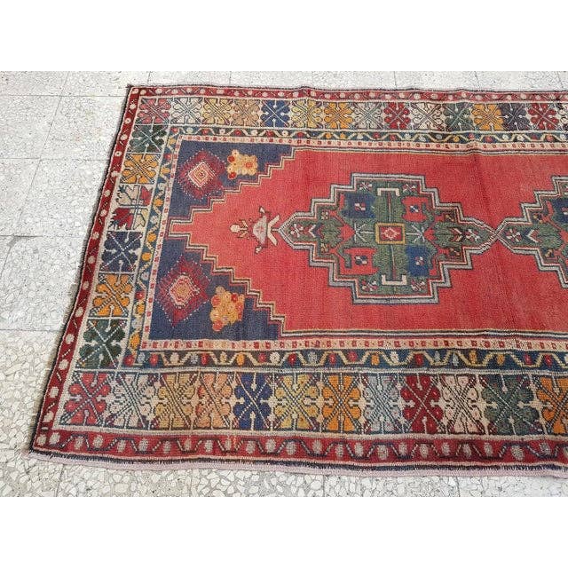 Vintage Turkish Rug 4'3'' x 7'6''