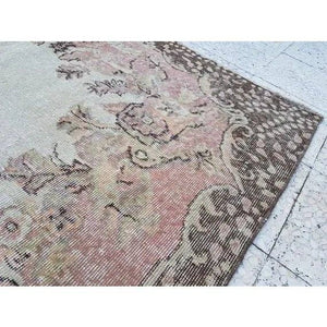 Vintage Oushak Rug 5'5'' x 8'10''
