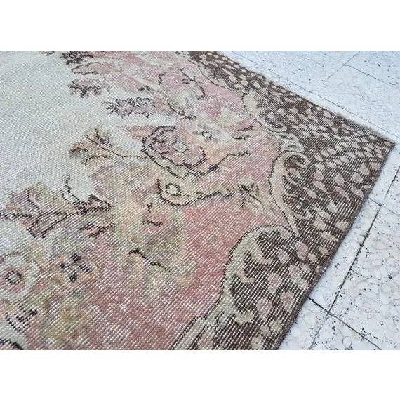 Vintage Oushak Rug 5'5'' x 8'10''
