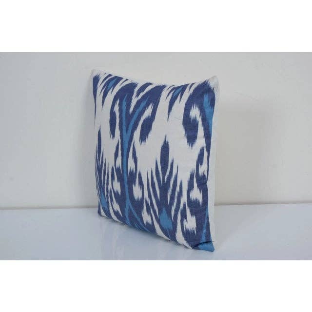 Silk Ikat Velvet Pillow Cover | 14'' x 14''