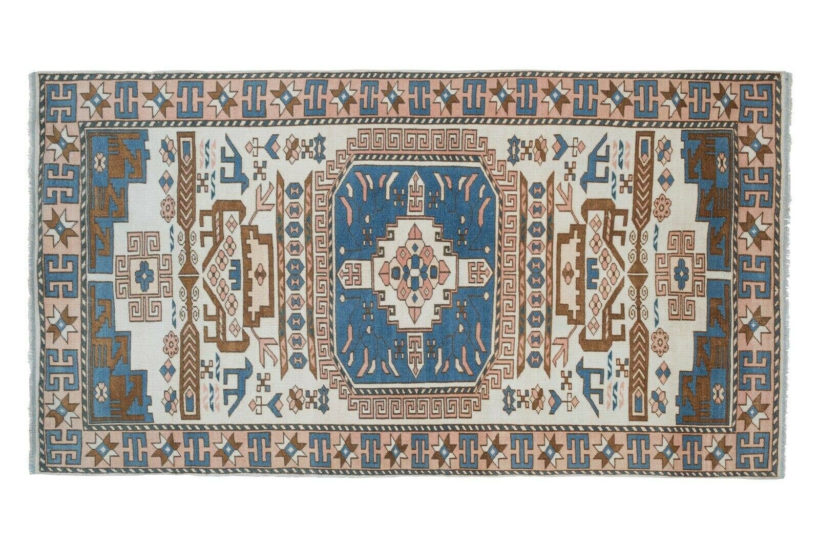 Vintage Turkish Rug 3'5'' x 6'