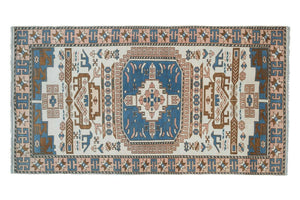 Vintage Turkish Rug 3'5'' x 6'