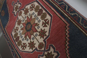 Vintage Turkish Yastik Rugs Set of 2 | 22'' x 38''