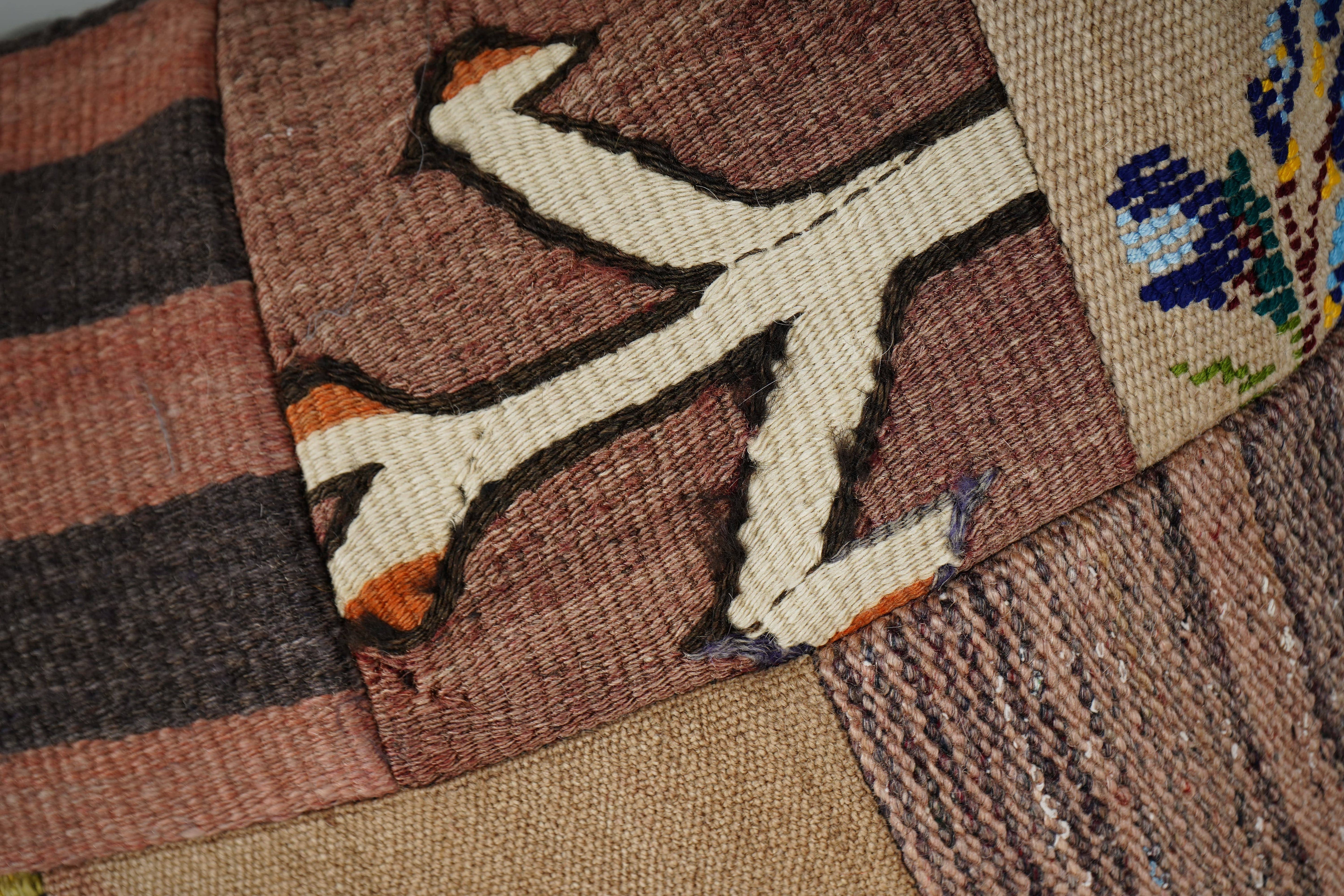 Kilim Patchwork Pillow Cover Set of 2 | 20'' x 20''