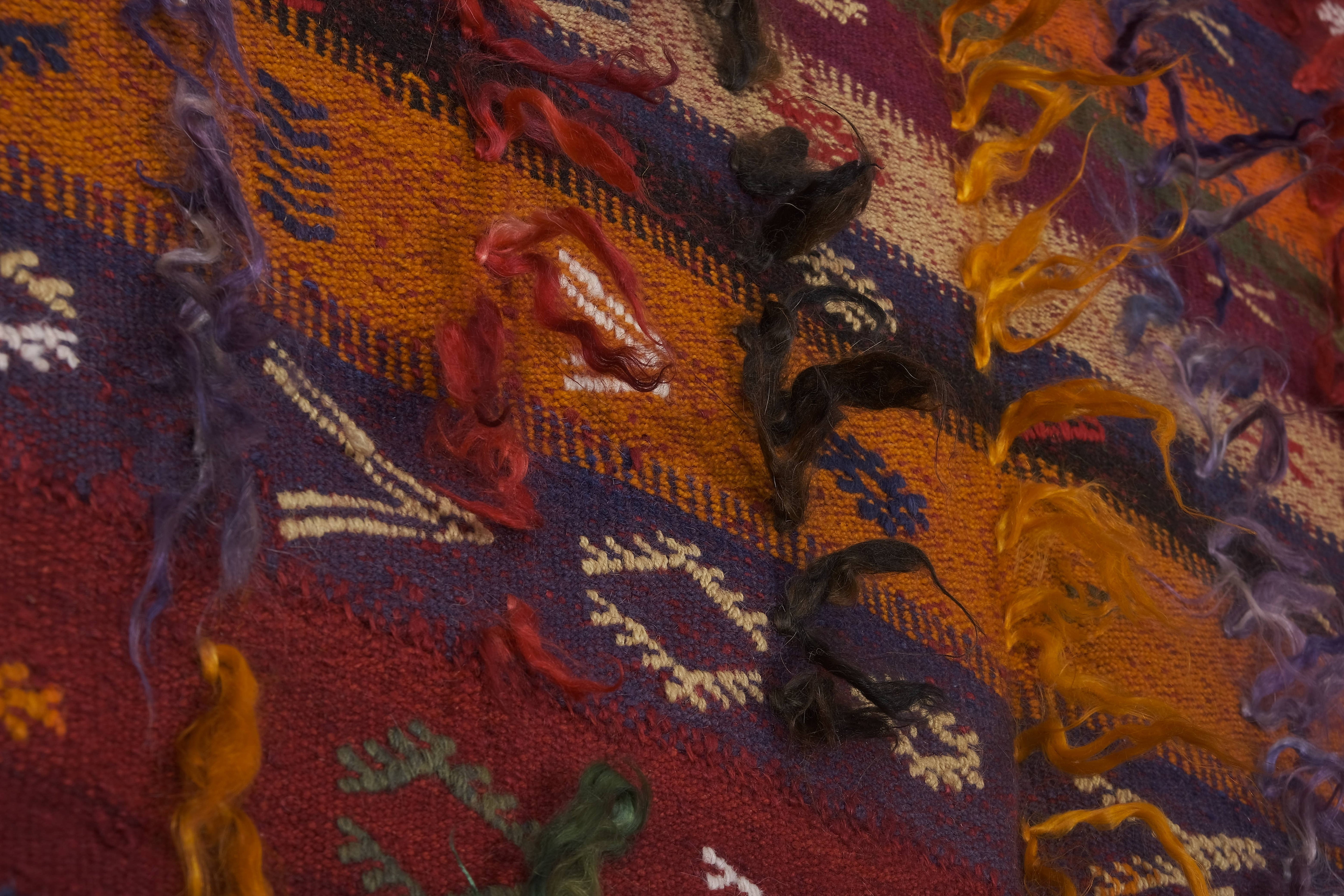Vintage Turkish Rug 4'8'' x 5'11''