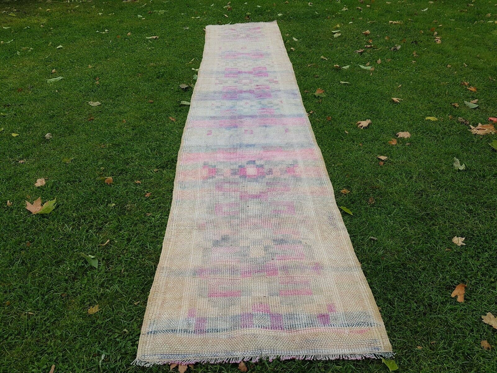 Vintage Oushak Runner 3' x 16'2''