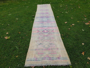 Vintage Oushak Runner 3' x 16'2''
