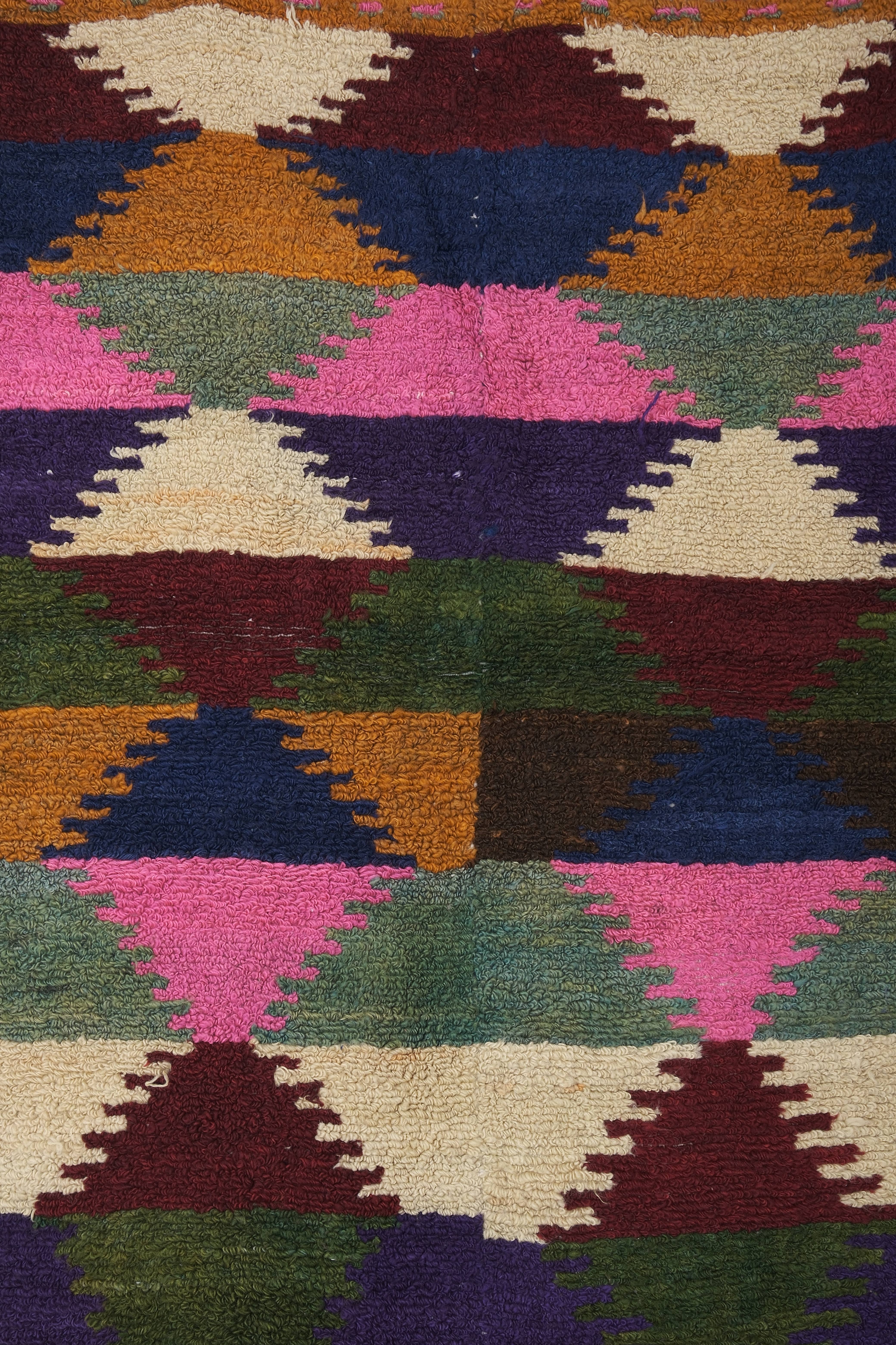 Vintage Turkish Shaggy Tulu Rug 45'' x 55''