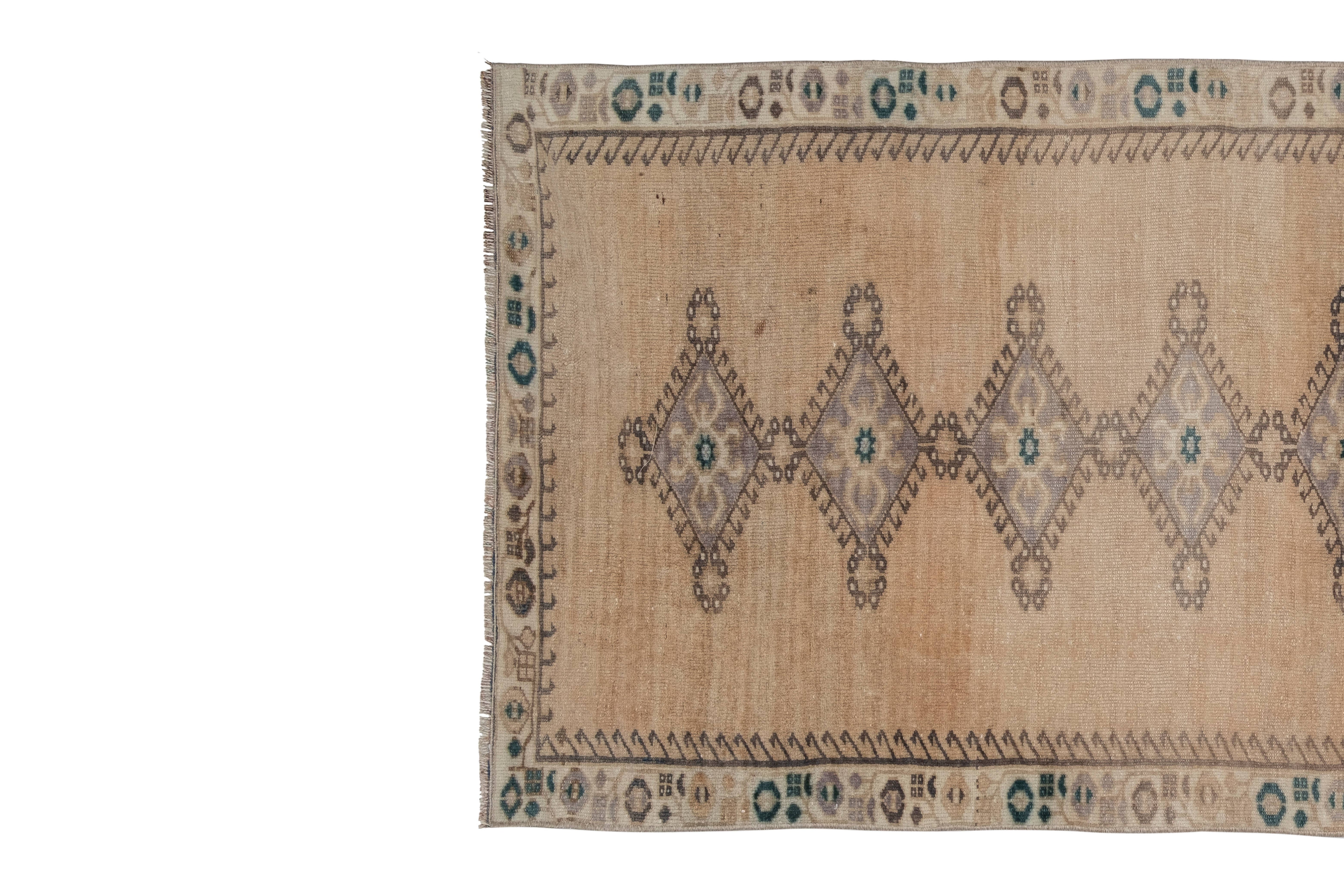 Vintage Oushak Runner 3'3'' x 7'6''