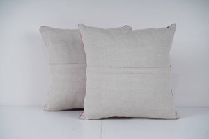 Uzbek Roller Printed Pillow Cover Set of 2 | 16'' x 16''