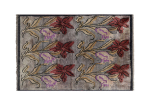 Vintage Turkish Tulu Rug 3'8'' x 5'7''