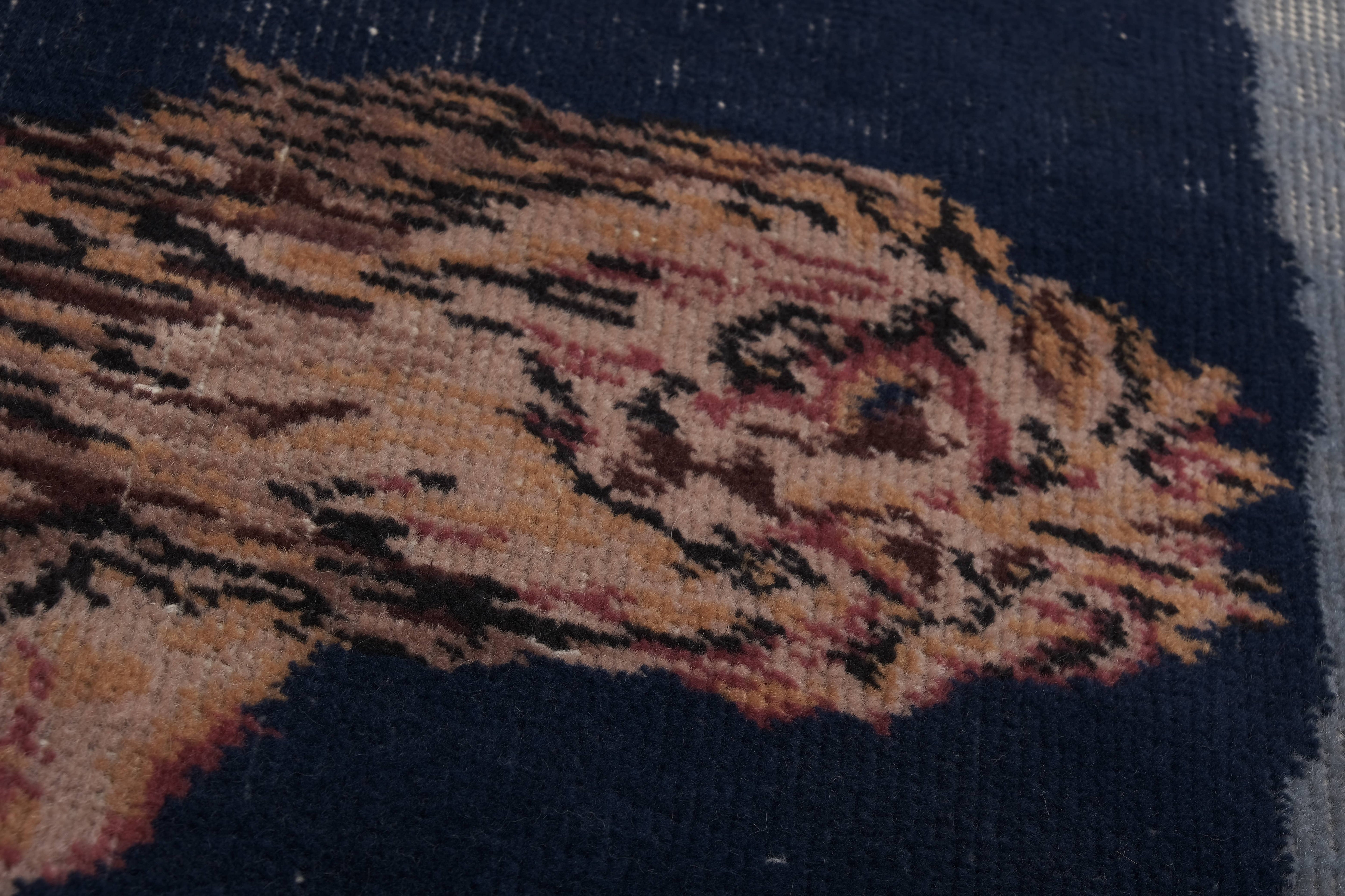 Vintage Turkish Rug 3'3'' x 4'