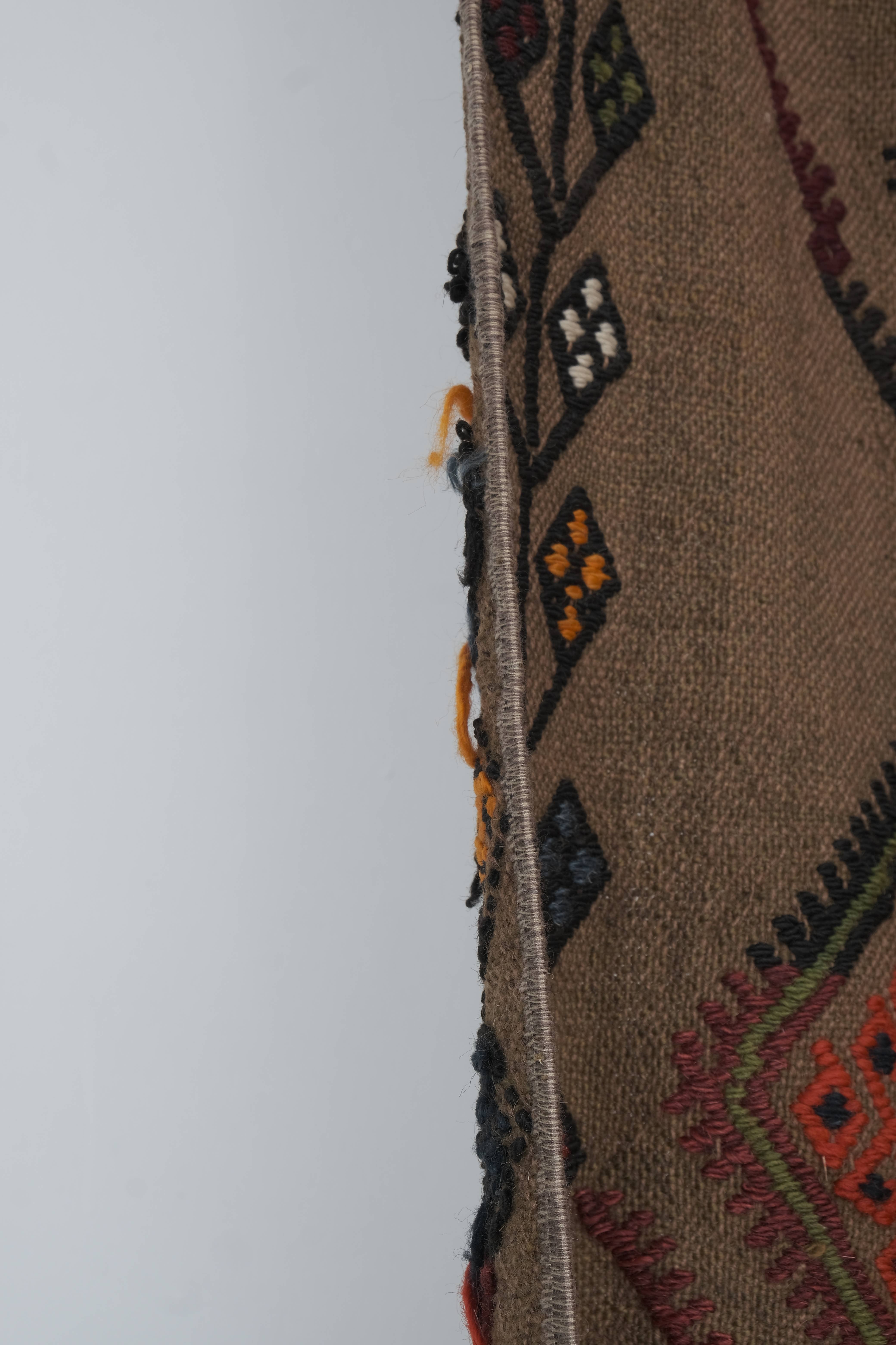 Vintage Turkish Kilim Rug 5'3'' x 6'1''